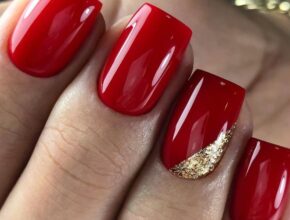 Nail Designs Classic Red Valentine’s Day Design