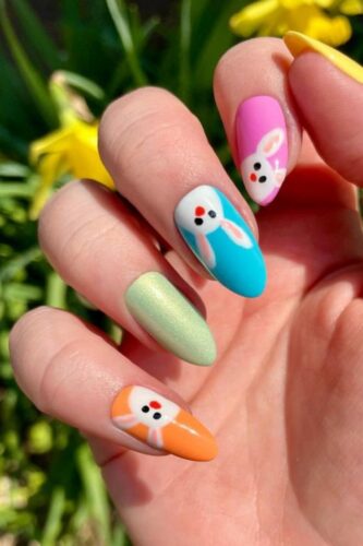 Easter nail art